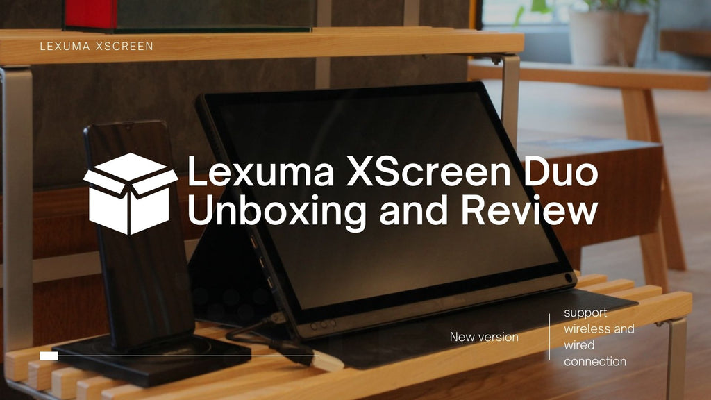 Lexuma XScreen Duo portable monitor Product Review and Unboxing