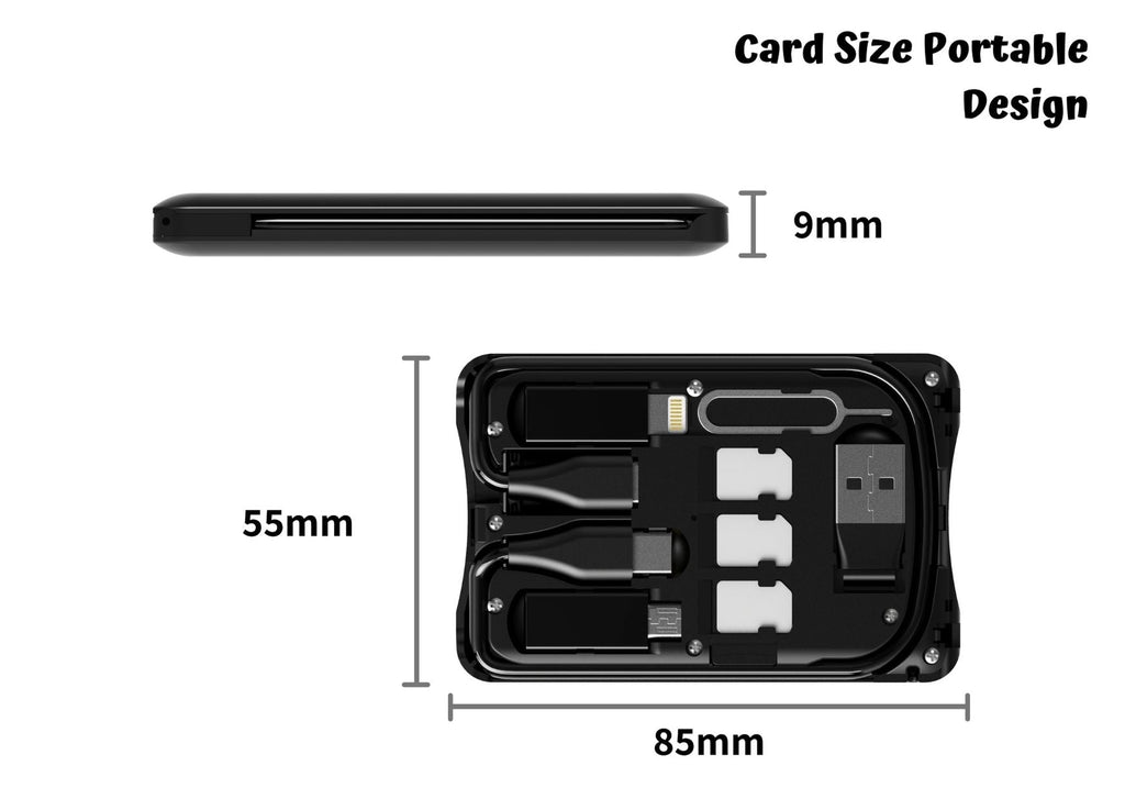 Portable Multi-functional Cable & SIM Card Adapter - Lexuma XSim Pro