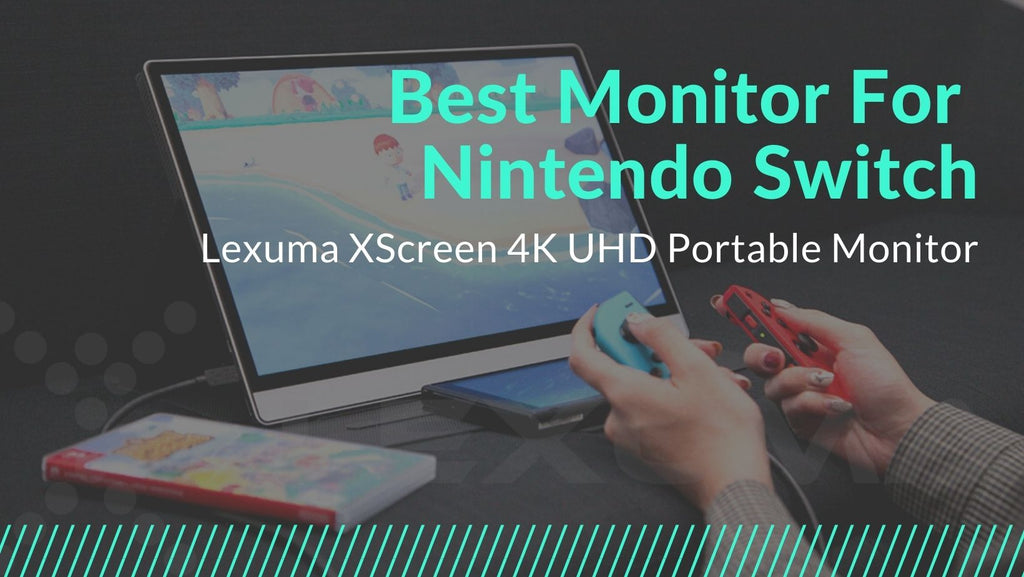 Best Monitor for Nintendo Switch -- Lexuma XScreen 4K UHD Portable Monitor