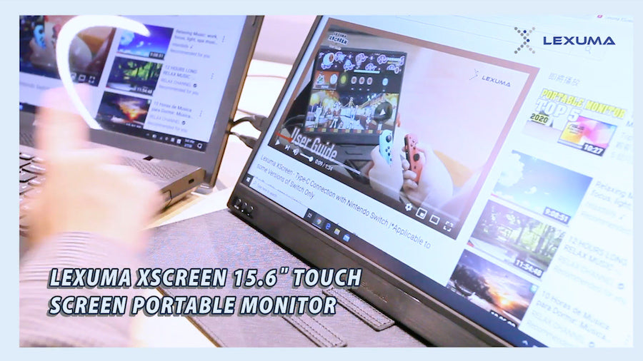 Lexuma XScreen 15.6" Ultra Slim Portable Monitor - Features Overview