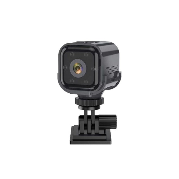 Lexuma XCAM Nano — front view, ultra-compact WiFi mini camera on white background
