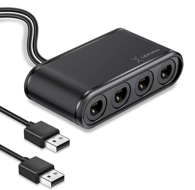 Lexuma 辣數碼 GameCube Controller Adapter for Wii U, Nintendo Switch and PC USB switch for pc for sale bundle adapter switch for pc for sale bundle adapter mayflash controller for pc 8bitdo retro receiver dolphin official nintendo controller ultimate bros reddit bluetooth restock smash bros controls portable nyko white bg