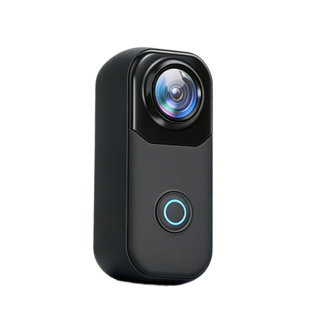 Lexuma XCAM 4K — thumb-sized 4K action camera, white background