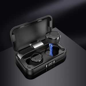 Lexuma Xbud-X true wireless in-ear earbuds wireless earphones headphones bluetooth 5 charging case ultra large battery capacity 辣數碼 真無線藍牙耳機 連充電盒 black inside charging