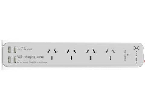 Lexuma XStrip:  AU Surge Protected USB Power Strip with 4A output