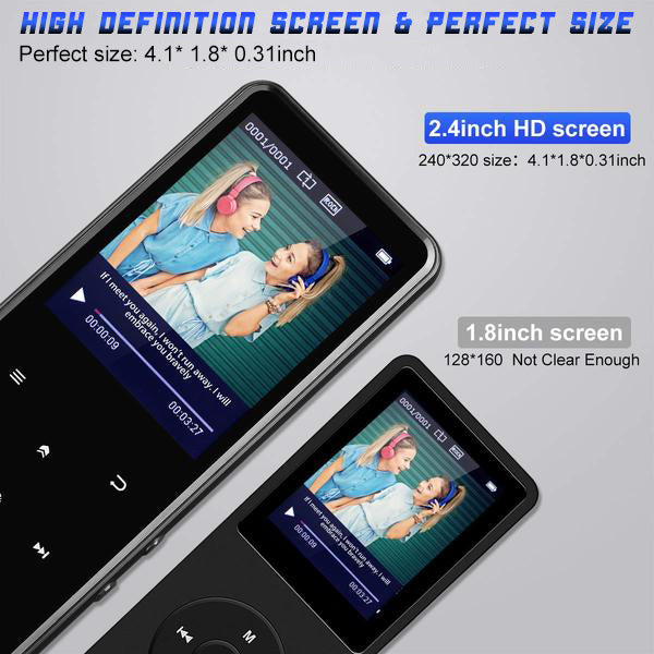 Lexuma 辣數碼 XMUS Portable Bluetooth MP3 Player with 2.4" Large Screen MP3 walkman bluetooth earphones best sound quality affordable sandisk Grtdhx Chenfec AGPTEK victure m3  