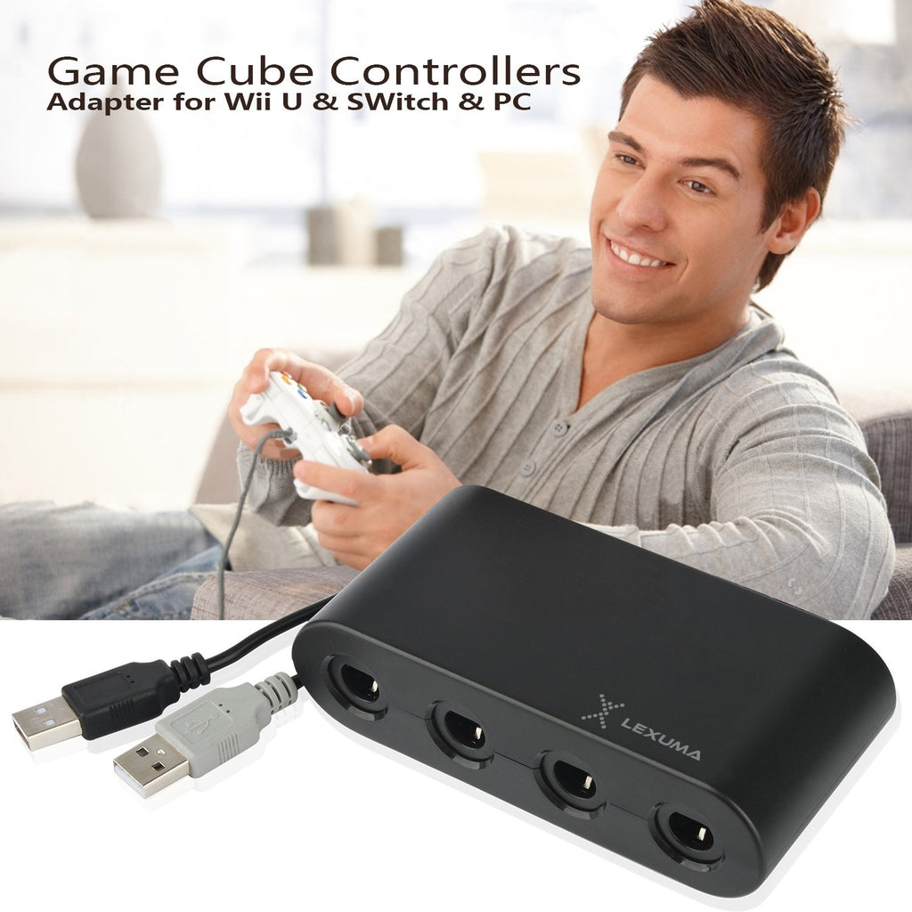 Lexuma 辣數碼 GameCube Controller Adapter for Wii U, Nintendo Switch and PC USB switch for pc for sale bundle adapter switch for pc for sale bundle adapter mayflash controller for pc 8bitdo retro receiver dolphin official nintendo controller ultimate bros reddit bluetooth restock smash bros controls portable nyko